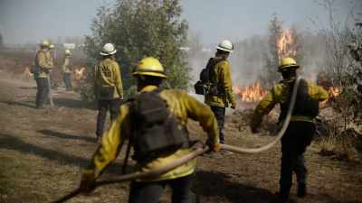 Somebody lit it to try
and burn off the fuel - Fire Country