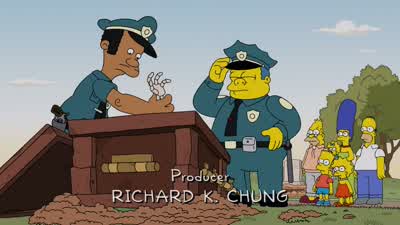 Somebody snuck a second body in here. - The Simpsons