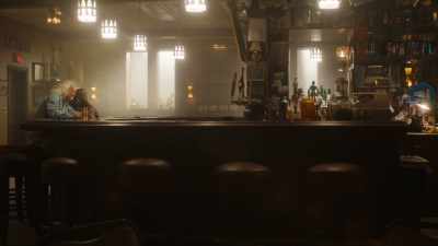 ... and somebody up the hill yells, - Lodge 49