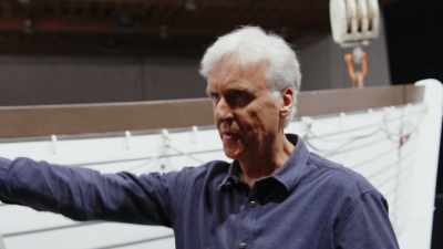 Somebody would have
to yell back and forth - Titanic: 20 Years Later with James Cameron