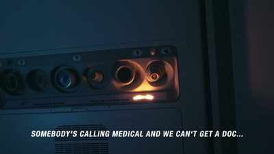 Somebody's calling
medical and we can't get a... - 9/11: The Day the World Stood Still
