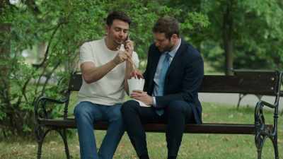 Somehow, he almost managed
to convince himself - The Groomsmen: Second Chances
