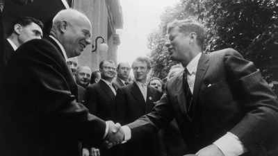 Somehow, Kennedy and Soviet
leader, Nikita Crue, were able to - The Assassination & Mrs. Paine