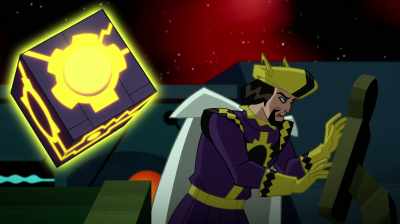 Somehow he placed a virus
within his Mother Box - Justice League Action