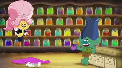 ‐ Someone had a productive
night. ‐ My symphony? - Trolls: TrollsTopia