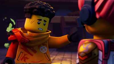 Someone broke in,
somehow didn't set off any alarms, - LEGO Ninjago: Dragons Rising