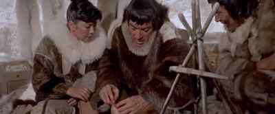 Someone could bring
musk ox and caribou hides. - The Savage Innocents