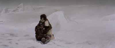 Someone has
travelled without dogs before. - The Savage Innocents