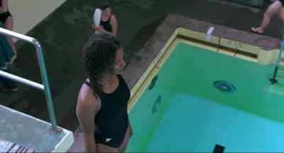 Someone just doesn't want
to go in the pool. - The Craft