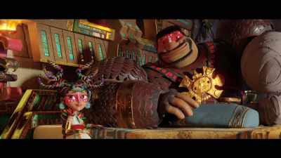 Someone's been eating
his blue corn tortillas. - Maya and the Three