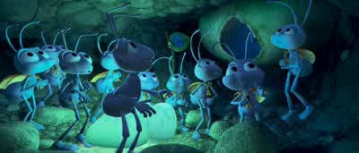 - - Someone's coming! - A Bug's Life