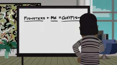 Somethin' about fishsticks
interacting with me - South Park: The 25th Anniversary Concert