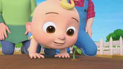 ♪ Something green is poking out ♪ - CoComelon Lane