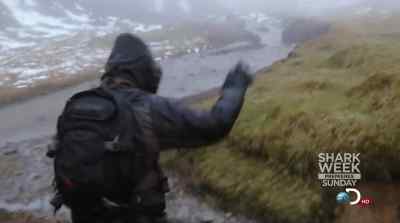 Something is moving around here. - Man vs. Wild