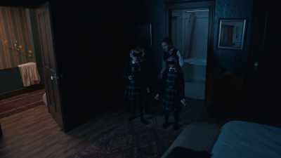 - Something scary.
- (GROWLING) - Evil