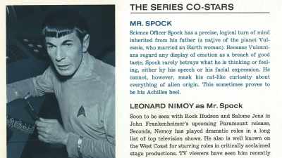 Something struck me as strange. - For the Love of Spock