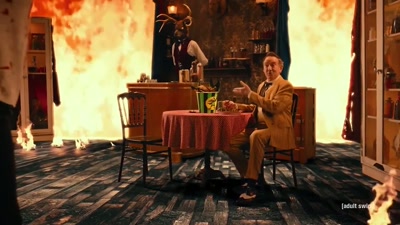 Something to
drink? I got sodas. - Adult Swim Yule Log
