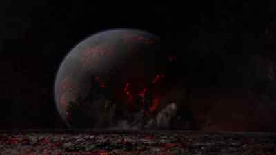 SOMETHING VERY LARGE STRUCK
THE YOUNG PLANET MERCURY. - How the Universe Works