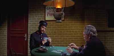 Something wrong
about that cannon shot. - The Great Bank Robbery