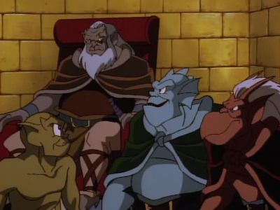 Something's wrong.
It's on all the channels again. - Gargoyles