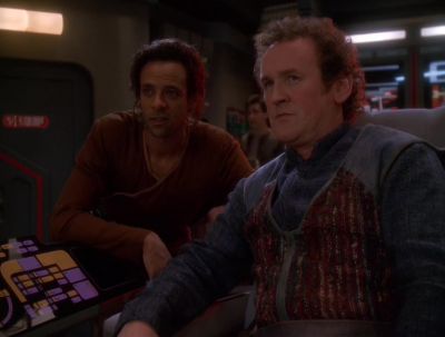 Something's wrong.
We should've caught that Ferengi ship. - Star Trek: Deep Space Nine