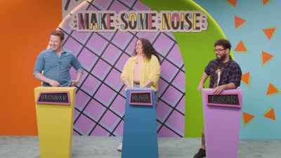 Sometimes it feels like
what we're doing up here - Make Some Noise