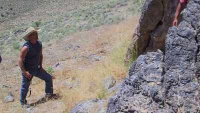 Sometimes you go up
to these caves, and you can - The Curse of Civil War Gold