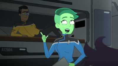 Sometimes when I
say that I'm going to the bathroom, - Star Trek: Lower Decks
