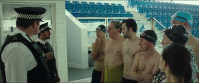 Sometimes, on a Thursday,
he helps out with the old folk. - Swimming with Men