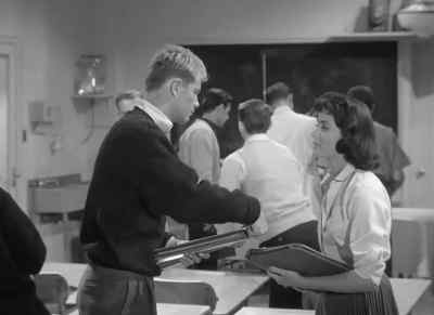 Sometimes professor Blake
frightens me. - Monster on the Campus