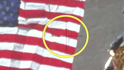 Sometimes their edges are blurred
by bright objects behind them, - American Moon