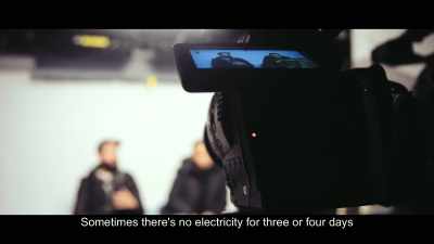 Sometimes there's no electricity
for four days or even a week. - City of Ghosts