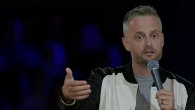 Sometimes my wife, she'll go to bed, - Nate Bargatze: Hello World