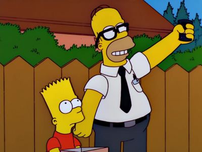 Son, we are about to break
the surly bonds of gravity - The Simpsons