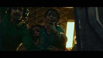 Son, go back inside.
- Papa, please come up. - Kedarnath