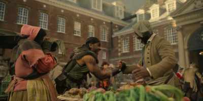 - Son. [laughs] Oh, oh.
- [grunts, laughing] - The Completely Made-Up Adventures of Dick Turpin