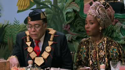 Son pleaseI'm more than the exalted ruler of this landand the master of all I surveyI'm also a concerned dad - Coming to America