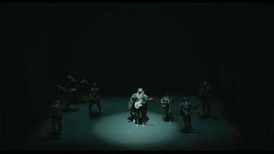 - (SONG ENDS)
- (CHEERING AND APPLAUSE) - David Byrne's American Utopia