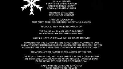 -[song fades out] - A Novel Christmas