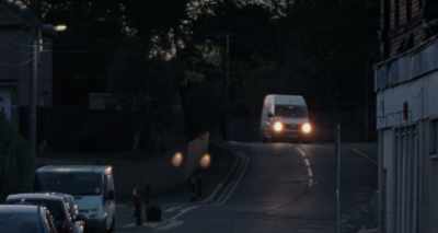(song playing on van stereo) - Sorry We Missed You