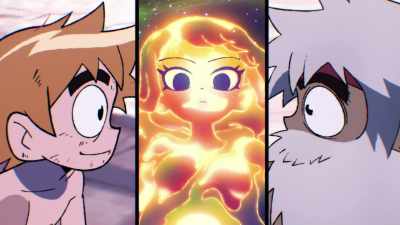 - Sonic the Hedgehog 3!
- Sonic 2! Uh, I mean, 3! - Scott Pilgrim Takes Off