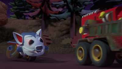 [Sonnie giggles] - Mighty Monsterwheelies