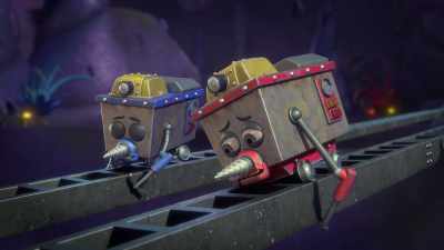 [Sonnie giggles] - Mighty Monsterwheelies
