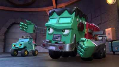 Sonnie, you'll go to Echo Cave - Mighty Monsterwheelies