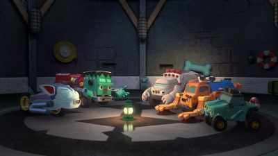 Sonnie's ghost story
is just that, a story. - Mighty Monsterwheelies