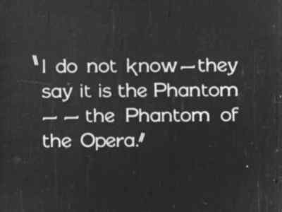 "Soon, Christine, this spirit will take form and command your love!" - The Phantom of the Opera
