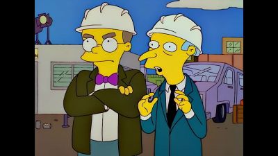 Soon that mighty apparatus - The Simpsons