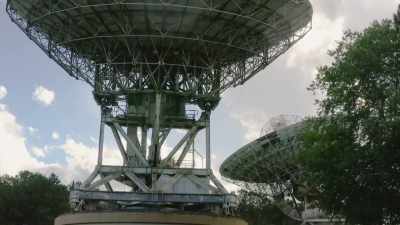 Soon, these giant dishes
would be involved
in a close call. - Mysteries of the Abandoned