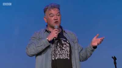 "..soon-to-be-deported Eastern
European workers" and the audience - Stewart Lee: Content Provider