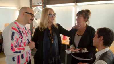 Sophie was so excited
by what she was doing over here. - Glow Up: Britain's Next Make-Up Star